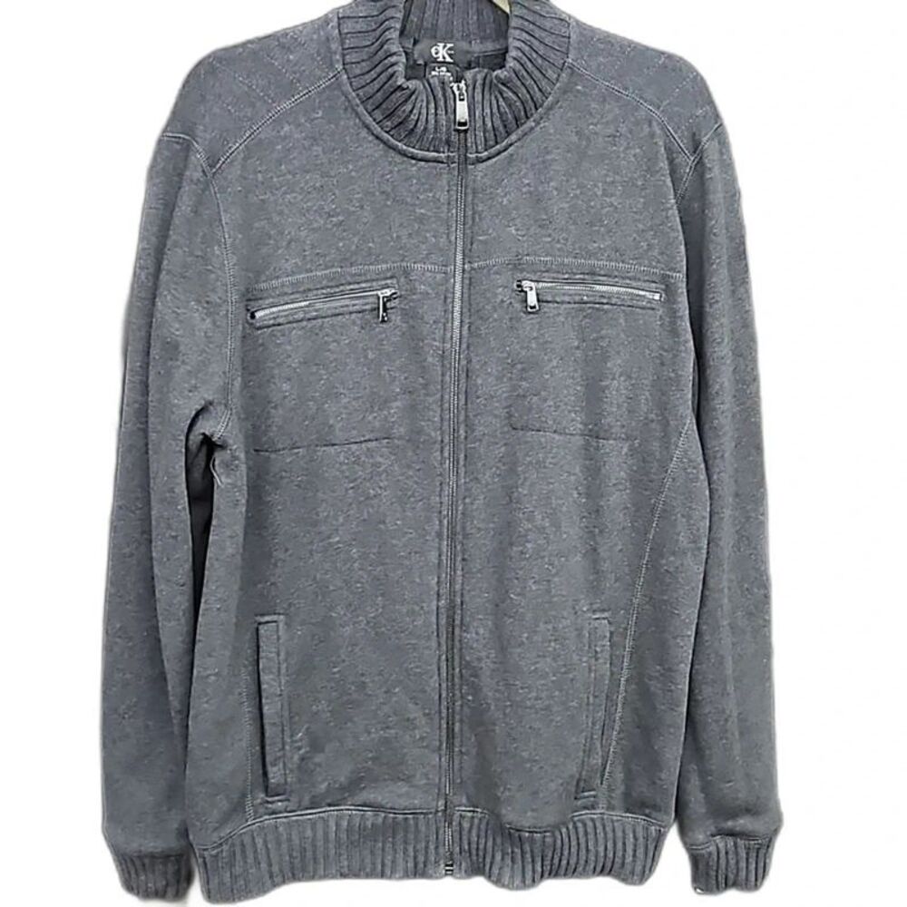 Calvin Klein Men's zip up sweater, Large